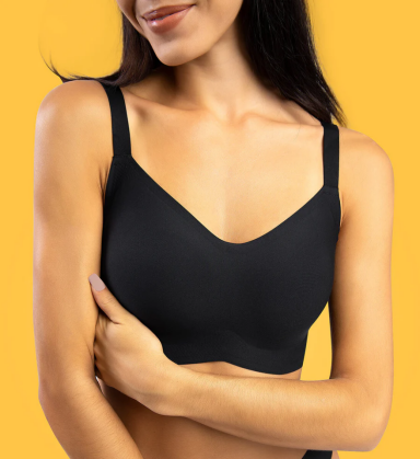 AirWear Seamless V-Neck Adjustable Strap Bra